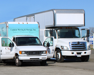 Cannon Moving and Storage Trucks